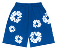 Denim Tears The Cotton Wreath Shorts Royal Blue