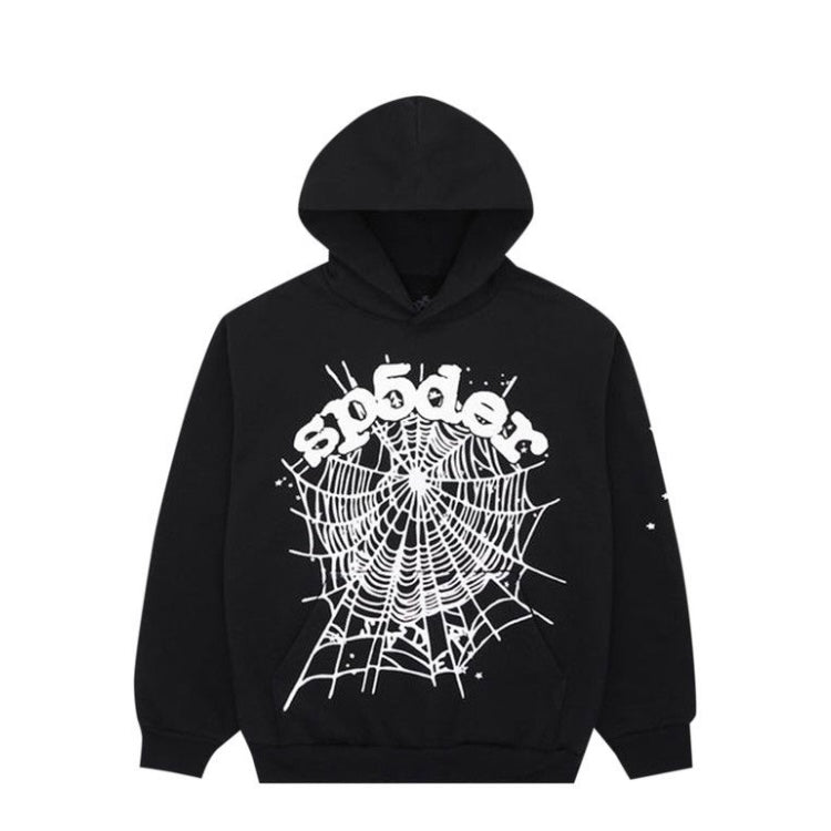 Sp5der OG Web Hoodie “Black”