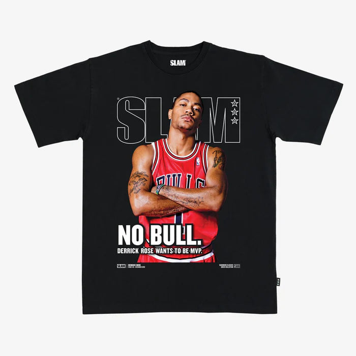 SLAM HARDWOOD CLASSICS COVER TEE - DERRICK ROSE (SLAM 143)